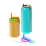 Soda Lid Cover With Straw
