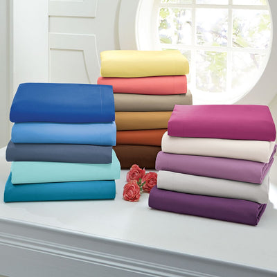 Omne Sleep 4-Piece Khaki Bamboo Flex Head Queen Hypoallergenic Sheet Set